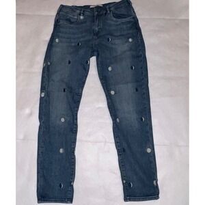 Scotch & Soda Spicy Sunday Jeans Petit Ami Slim Boyfriend Fit Moon‎ embroidered